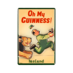 Guinness Layered Wooden Magnet Lion