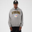 New Era Cap Pittsburgh Steelers NFL International Series Games Grey Pullover Hoodie XS
