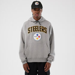 New Era Cap Pittsburgh Steelers NFL International Series Games Grey Pullover Hoodie XS