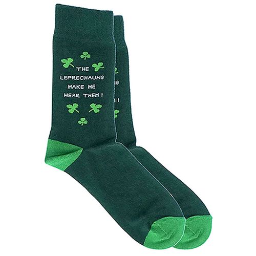 Fashion Flo The Leprechauns Make Me Wera Them Socks One Size