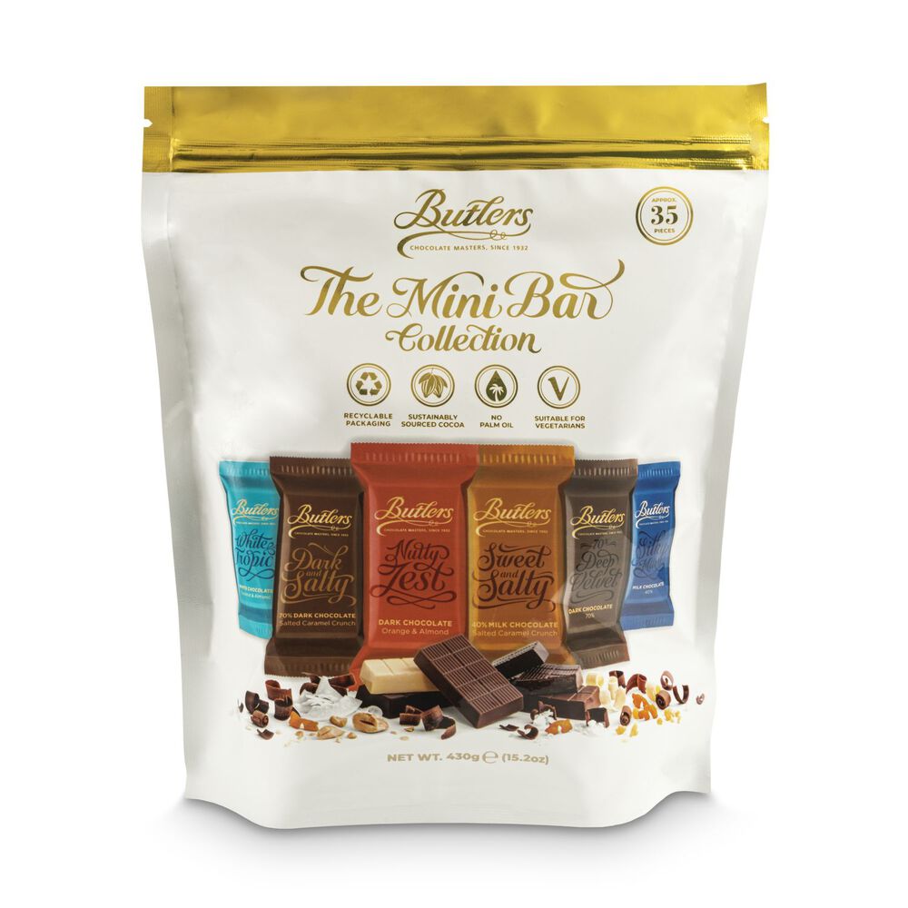 430g 35 Mini Chocolate Bar Bag Airport Duty Free Shopping