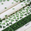 Irish Memories Natural Linen Shamrock Tea Towel