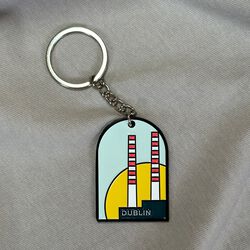 Irish Memories Dublin Scrape Keyring