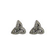 Irish Memories Boxed Trinity Knot Marcasite Earrings