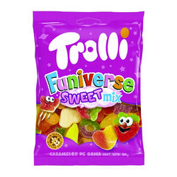 Trolli  Trolli Funiverse Mix Sweet Mix Bag 100g 0