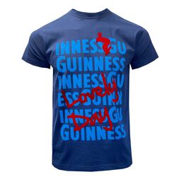 Guinness Navy Lovely Day T-Shirt XS