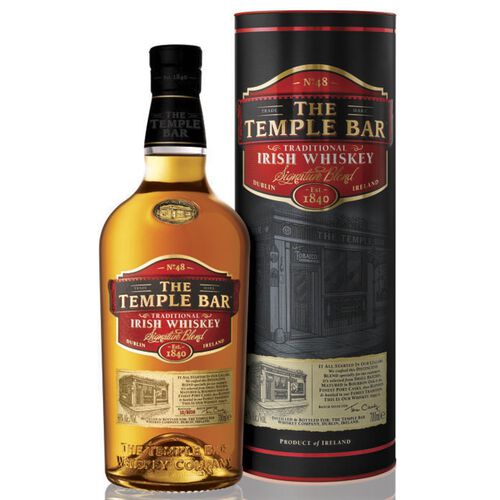 The Temple Bar Blended Irish Whiskey 70cl