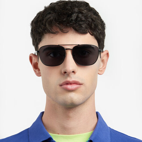 Polaroid PLD 4172/G/S/X Black Square Double Bridge Sunglasses