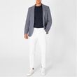 Boss Relaxed-fit T-shirt in stretch cotton with logo print Dark Blue