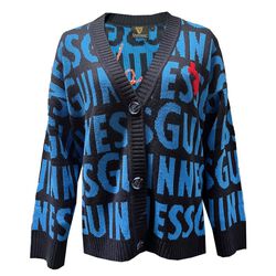 Guinness Knitted Navy Blue Cardigan XS