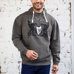 Traditional Craft Adults Black "Ireland Wings" Grindle Hoodie S
