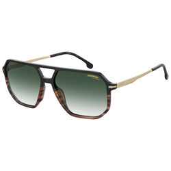 Carrera CARRERA 324/S Black Square Double Bridge Sunglasses