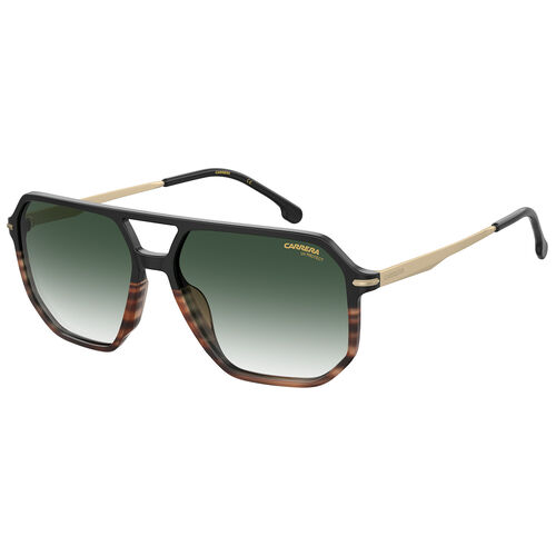 Carrera CARRERA 324/S Black Square Double Bridge Sunglasses