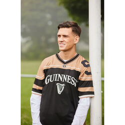 Guinness Heritage Black & Gold Jersey Top XS