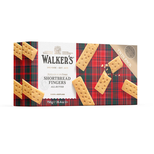 Walker's Shortbread Shortbread Fingers Twin Pack 750g