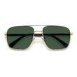 Polaroid PLD 4128/S/X Gold Rectangular Sunglasses