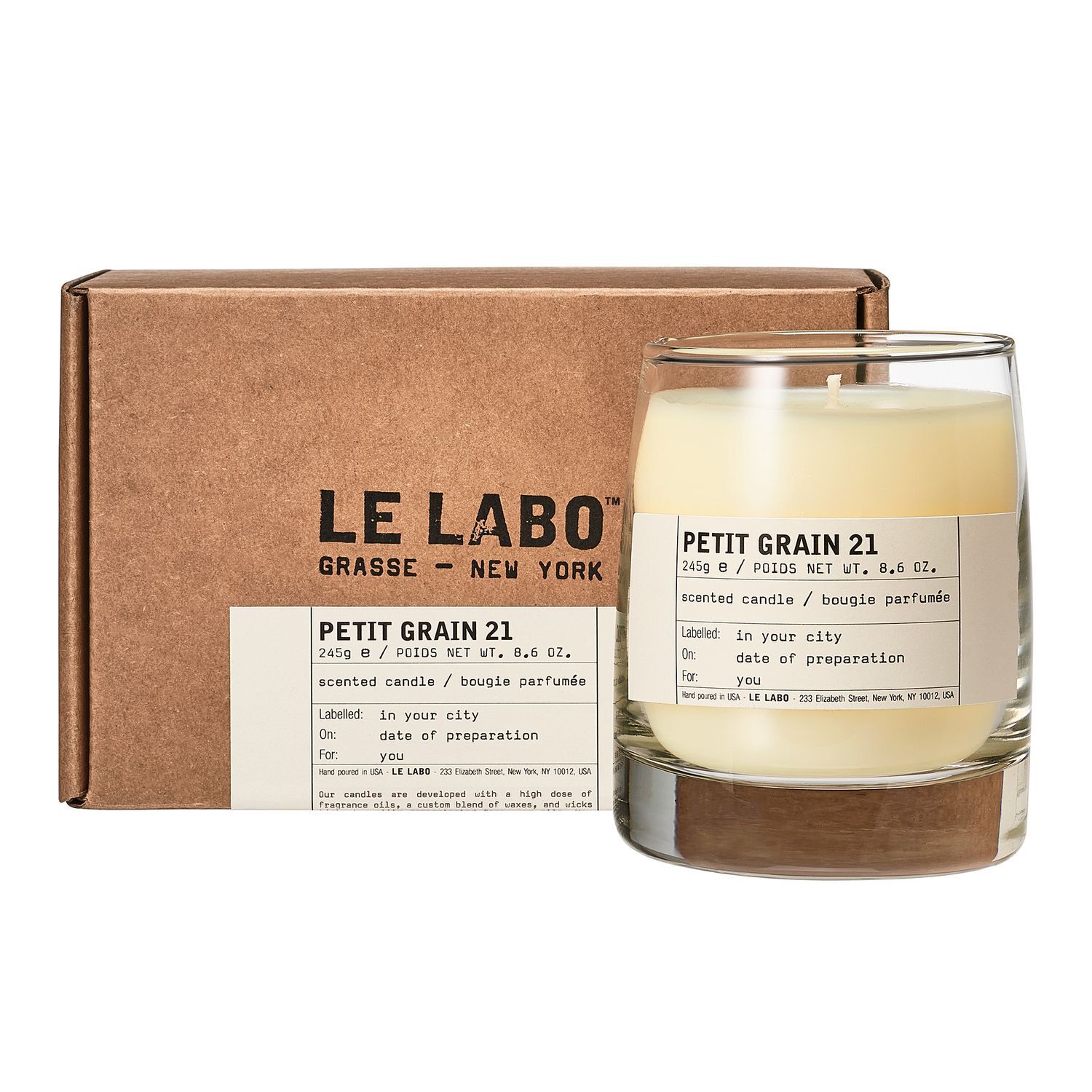 Petit Grain 21 Classic Candle 245g | Airport Duty Free Shopping