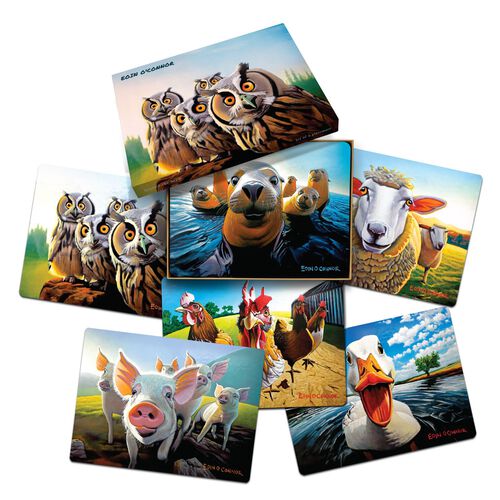 Eoin O'Connor Beyond The Herd 6 Piece Placemat Set