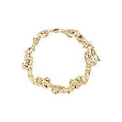 Pilgrim PULSE recycled statement necklace gold-plated