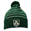 Traditional Craft Adults Shamrock Crest Stripe Bobble Hat