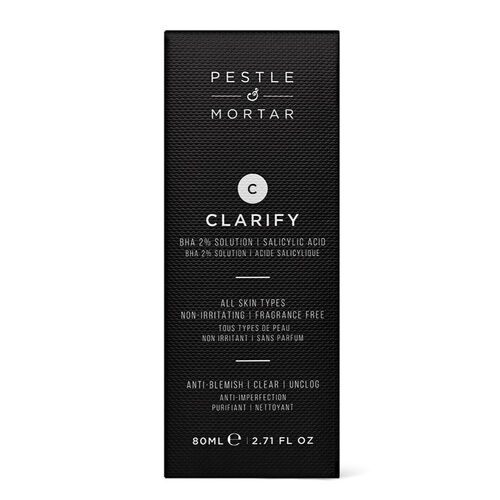 Pestle and Mortar Clarify BHA 2% Solution Salicylic Acid Toner 80ml