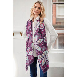Patrick Francis Purple & Blue Celtic Knot Scarf