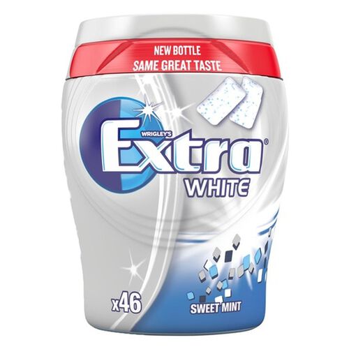 Wrigleys Wrigley's Extra White Sweet Mint bottle 64g