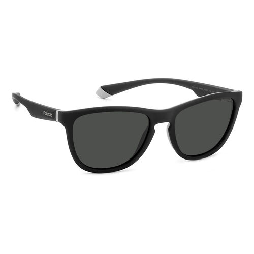 Polaroid PLD 2133/S Black Grey Rectangular Sunglasses