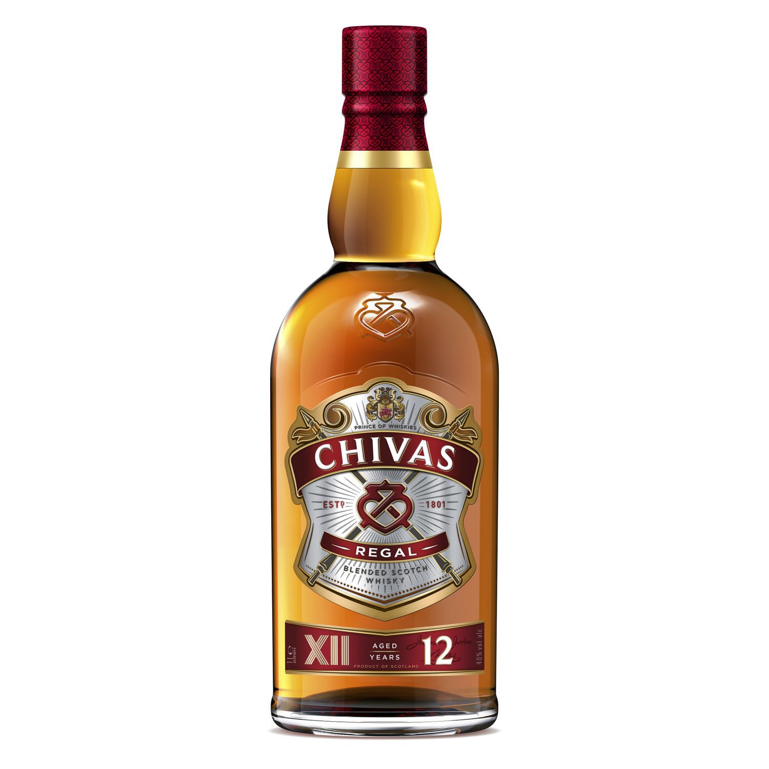 12 Year Old Blended Scotch Whisky Scotland 1L Airport Duty Free Shopping