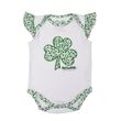 Traditional Craft Kids White Baby Vest With Shamrock Applique 6-12 Months