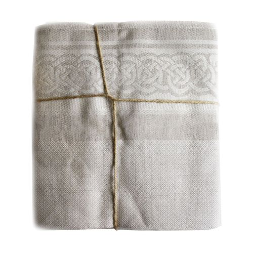 Irish Memories Natural Linen Printed Tea Towel