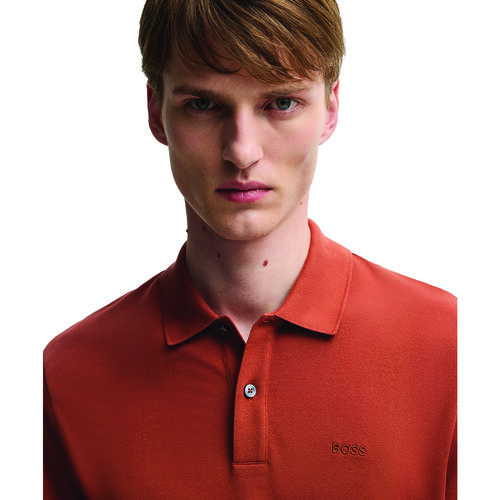 Boss Pallas logo-detail polo shirt in cotton piqué