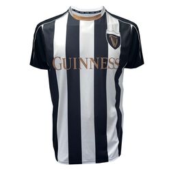 Guinness Black & White Striped Performance Top S