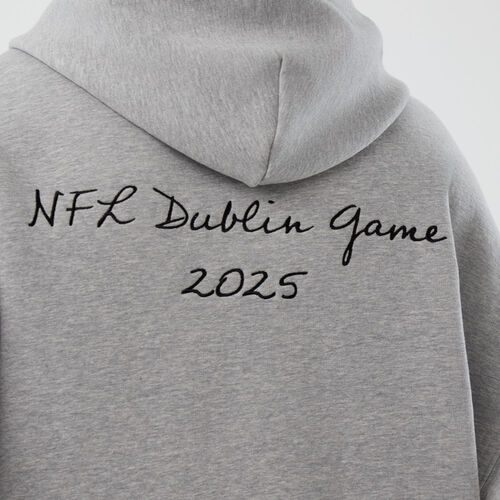 New Era Cap Pittsburgh Steelers NFL International Series Games Grey Pullover Hoodie XS