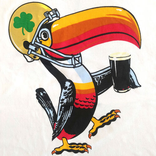 Guinness White Guinness Toucan Stripe Mens T-Shirt XL