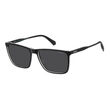 Polaroid PLD 4180/S Black Crystal Rectangular Sunglasses