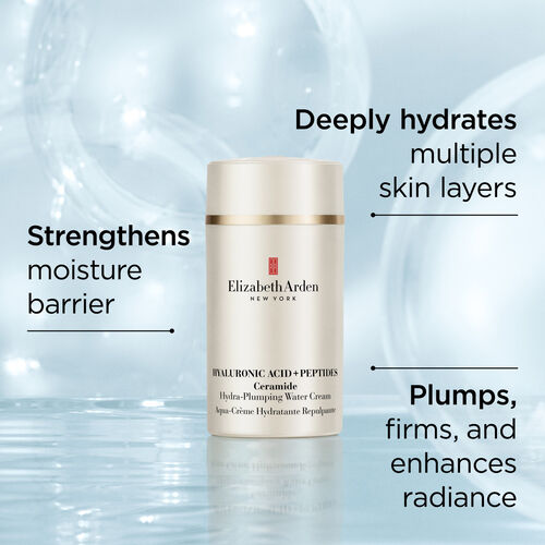 Elizabeth Arden Hyaluronic Acid + Peptides Ceramide Hydra-Plumping Water Cream 50ml
