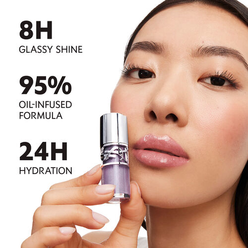 YSL Loveshine Plumping Lip Oil Gloss 01 Thunder Stealer