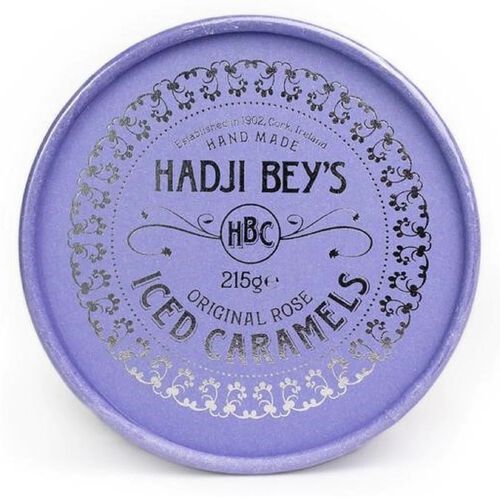 Hadji Bey Original Rose Iced Caramels 215g