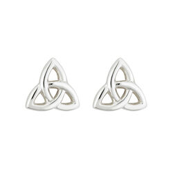 Solvar Sterling Tiny Trinity Knot Stud