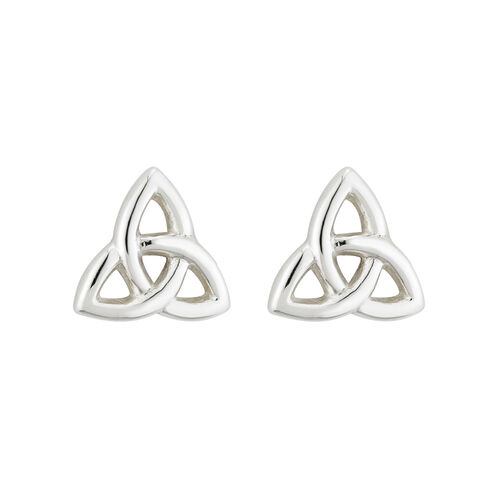 Solvar Sterling Tiny Trinity Knot Stud