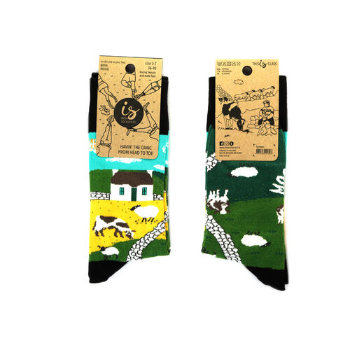 Irish Socksciety The Irish Landscape EU 36-40