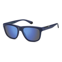 Polaroid PLD 2163/S Blue Rectangular Sunglasses