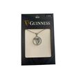 Guinness Rhodium Round Harp Pendant
