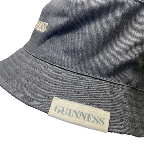 Guinness Grey & Cream Reversable Bucket Hat One Size