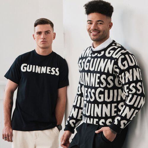 Guinness Chunky Letters Knit Jumper XS