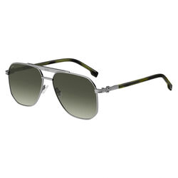 Boss BOSS 1743/S Ruthenium Square Double Bridge Sunglasses
