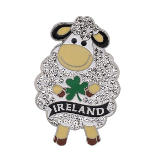 Souvenir Crystal Sheep Magnet
