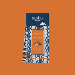 Skelligs Milk Chocolate Shards with Orange