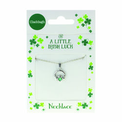 Clover Clover Necklace - Claddagh